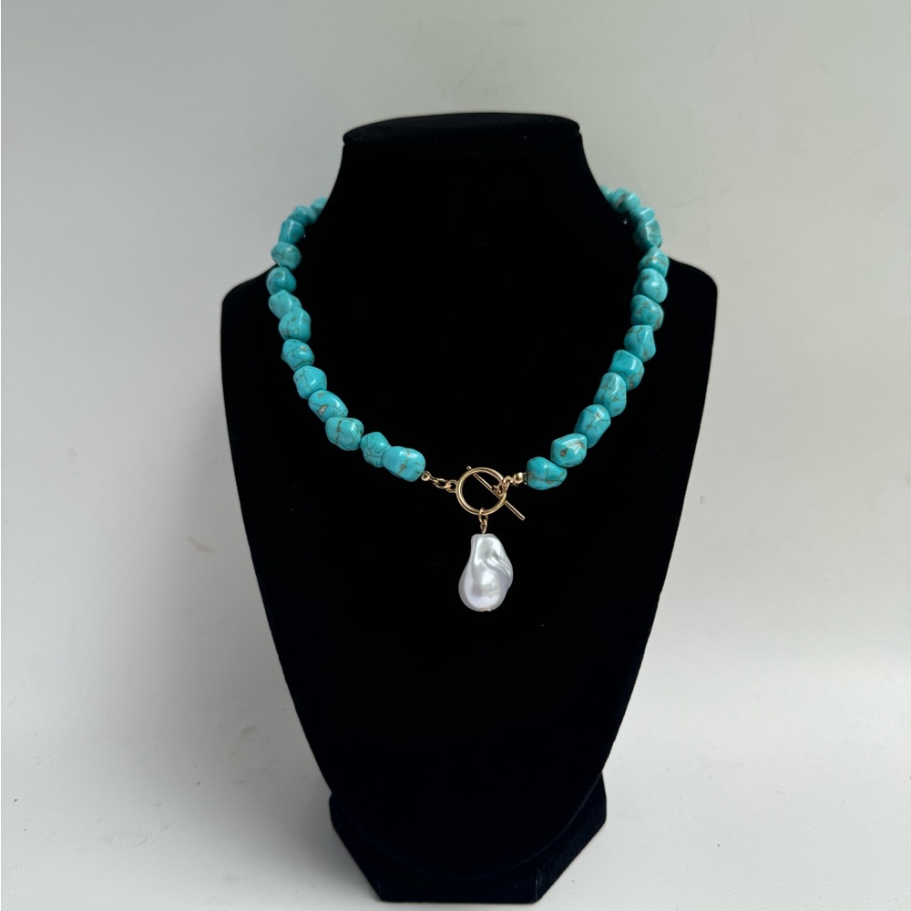 BLUE  DENKAYS NECKLACE 1